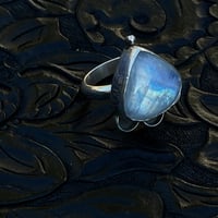 Image 2 of Moonstone Flower Ring