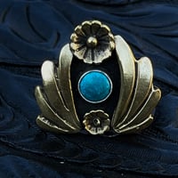 Image 1 of Art Deco Flower Ring