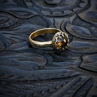 Image 1 of Smokey Quartz Crown Ring