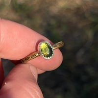 Image 3 of Peridot Stacker Ring