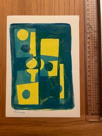 Image 2 of Abstract teal