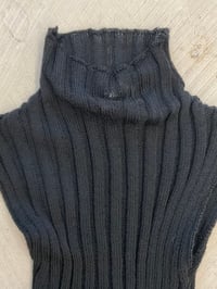 Image 1 of Merino Knitted Rib Top in Berlin Black – Handmade in Berlin