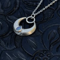 Image 2 of Opal Moon Pendant