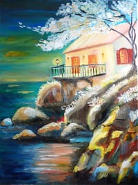 Image 1 of Cottage By the Sea(60cm x 80cm)