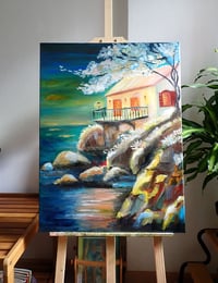Image 2 of Cottage By the Sea(60cm x 80cm)