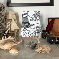 Carte postale – Chasse au large