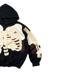 Image 2 of Reworked 1 of 1 Nike X-Ray Vision Hoodie Size L