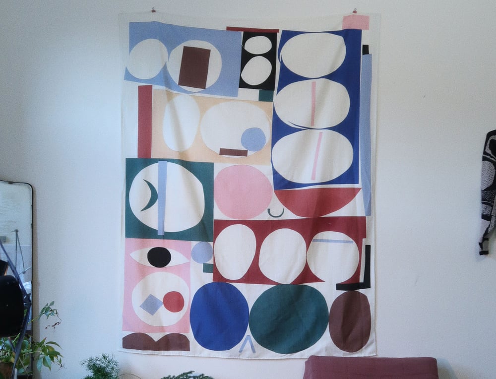 Image of LARGE WALL HANGING - CUT OUTS COLLAGE