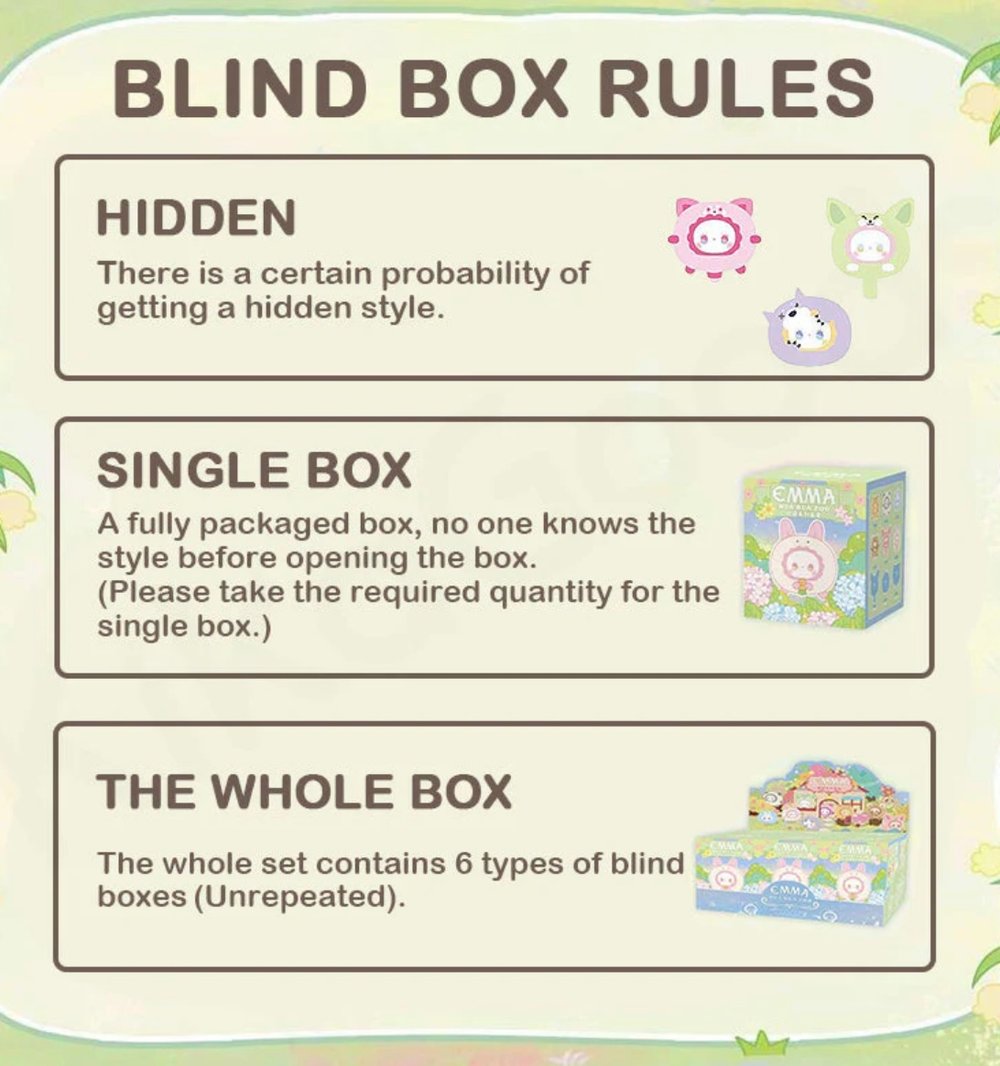 Image of Emma Run Run Zoo Blind Box 🐯🐨🐼🐒🦁🐻