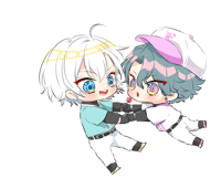 Image 2 of NijisanjiEN Kaelix & Freo koshien rotating standee