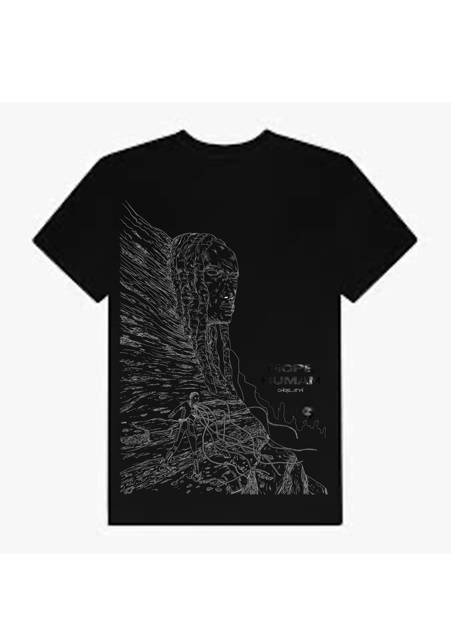 Image of T-shirt MORE HUMAN