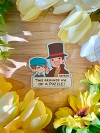 This Reminds Me of a Puzzle! Professor Layton Sticker