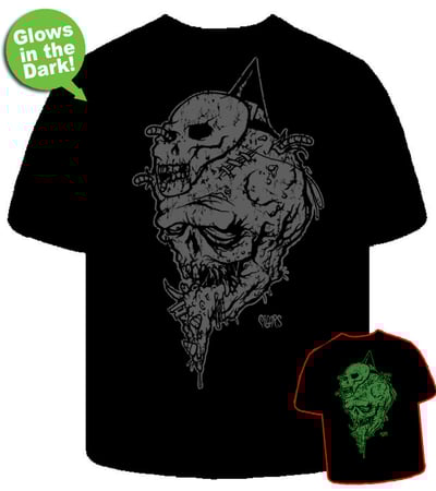 Image of Glow in the dark! - GIMMIE CANDY GHOUL  Mens shirt- LIMITED QUANITY