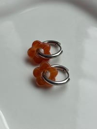 Image 2 of Burnt Orange Flower Huggies Stainless Steel