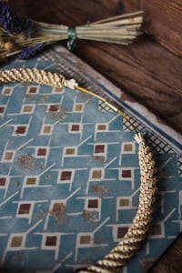 Image 4 of Straw spiral necklace