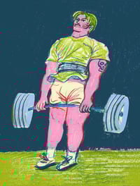 Image 2 of  'The Deadlift' Giclée Print