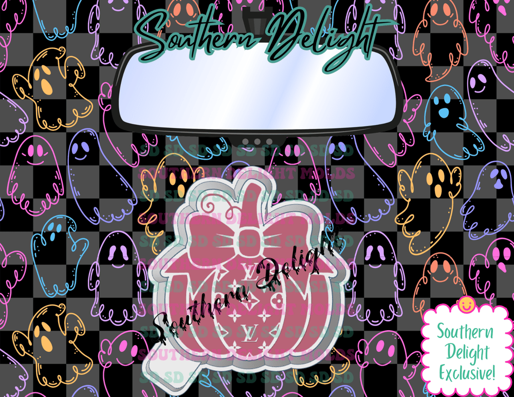 Image of LV Pumpkin freshie mold