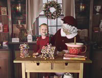 Image 1 of Saturday November 29th, 2025.  Cooking with Mrs. Claus