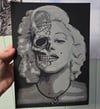 Monroe Skull Woven Back Patch
