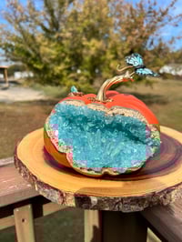 Image 18 of Handmade Geode Pumpkins and Mushrooms