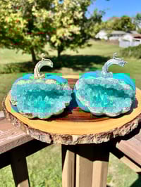 Image 11 of Handmade Geode Pumpkins and Mushrooms