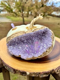 Image 21 of Handmade Geode Pumpkins and Mushrooms