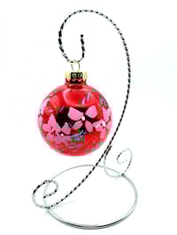 Glossy Red With Pink and Aqua 