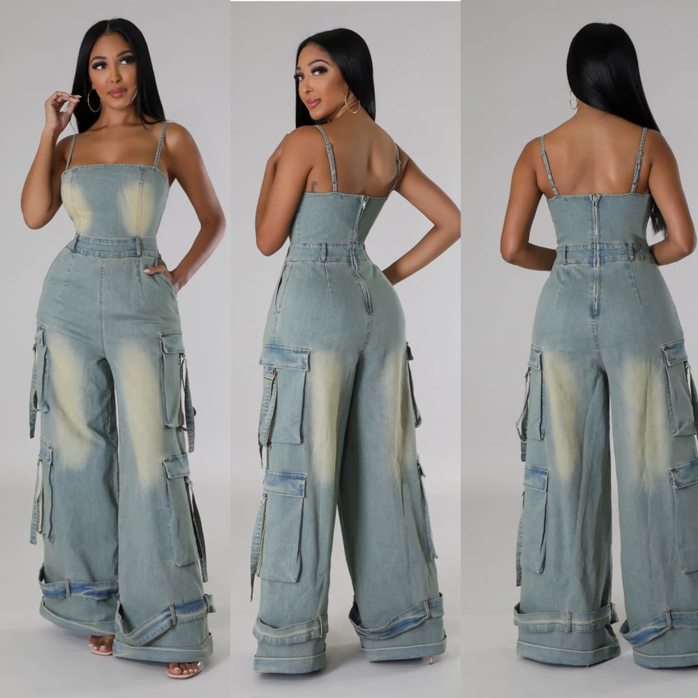 Image of TARAJI DENIM JUMPER 