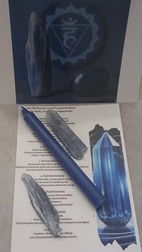 Image 1 of Unveil the Power of Your Voice with Blue Kyanite 🔹