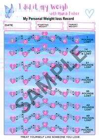 Image 3 of I did it my Weigh - Personal weight loss record 
