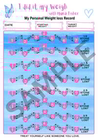 Image 2 of I did it my Weigh - Personal weight loss record 