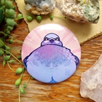 Fat Pigeon Button Pin
