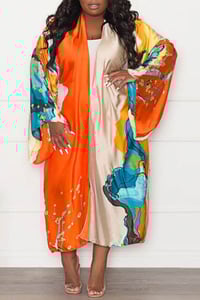Image 1 of DIVA Kimono - Orange