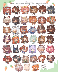 Image 5 of Uma Musume Keychains