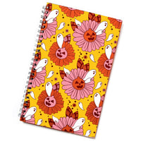 Image 2 of Ghost Floral Spiral Bound Notebook