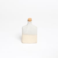 Image 1 of Ceramic Flask White