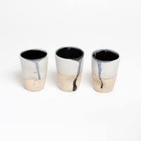 Image 1 of Ceramic Large Tumbler with Dripping Glaze