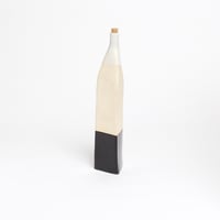 Image 1 of Ceramic Tall Bottle Triangular