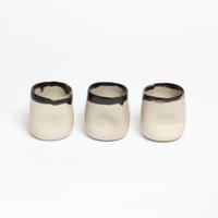 Image 1 of Ceramic Tumbler with Black Rim
