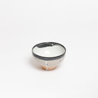 Image 2 of Ceramic Elevated Serving Bowl with Dripping Glaze
