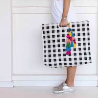 Image 2 of Gingham Carry Bag