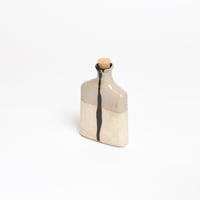 Image 2 of Ceramic Flask with Dripping Glaze