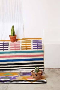 Image 4 of Flatweave Floor Rug - Heatwave in Rajasthan
