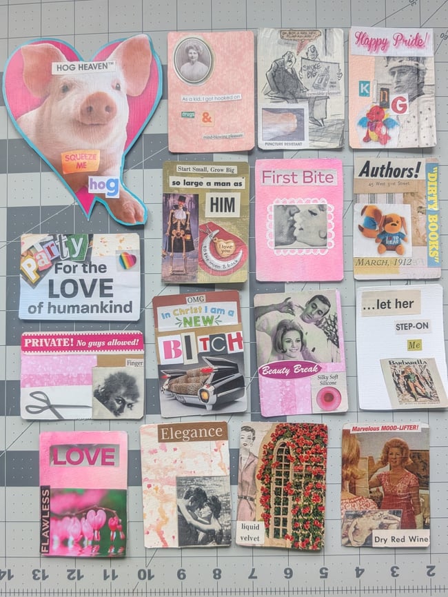 Collage Valentines