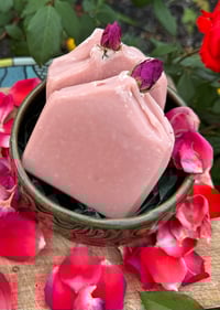 Image 2 of Coconut Rose Soap (all natural)