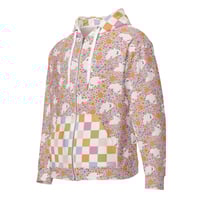 Image 3 of Haunted Blooms - Recycled Zipper Hoodie