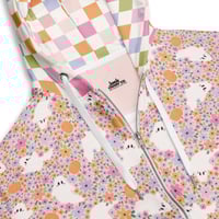 Image 2 of Haunted Blooms - Recycled Zipper Hoodie