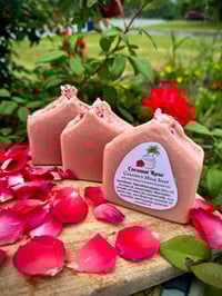 Image 1 of Coconut Rose Soap (all natural)