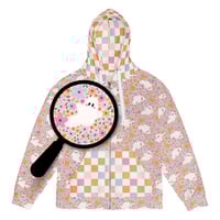 Image 1 of Haunted Blooms - Recycled Zipper Hoodie