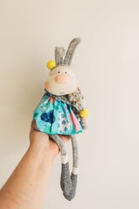 Image 3 of Eva - Sculpted Sock Bunny